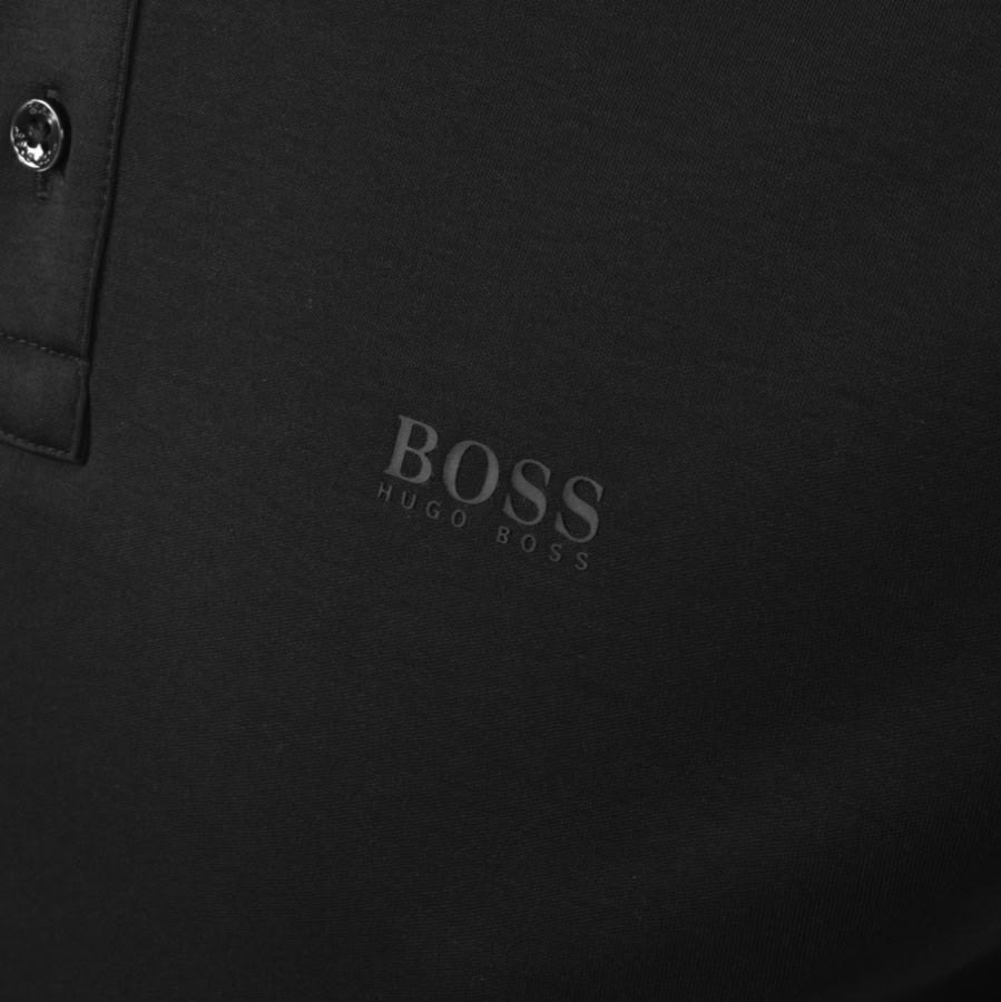 Alternative Image for ProductBOSS Parlay Jersey Short Sleeve Polo T Shirt Black3